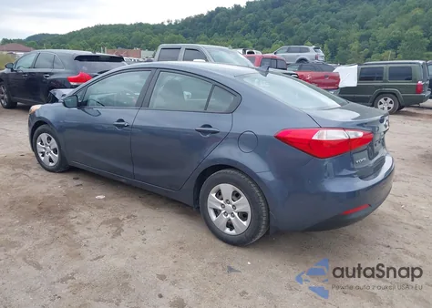 2016 Kia Forte Lx из США, поврежденный, VIN KNAFX4A65G5554838